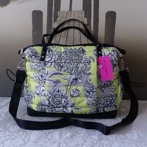 Betsey Johnson Week Green Tote NWT